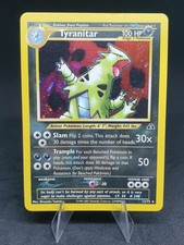 Tyranitar 12/75 Holo Rare Neo Discovery Vintage WoTC Pokemon Card LP on eBay