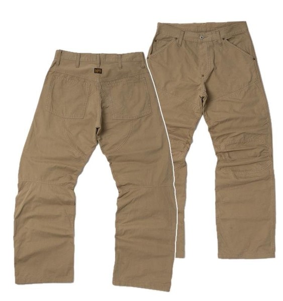 Men G-Star Raw Trousers Beige Cotton 31 / M / 44