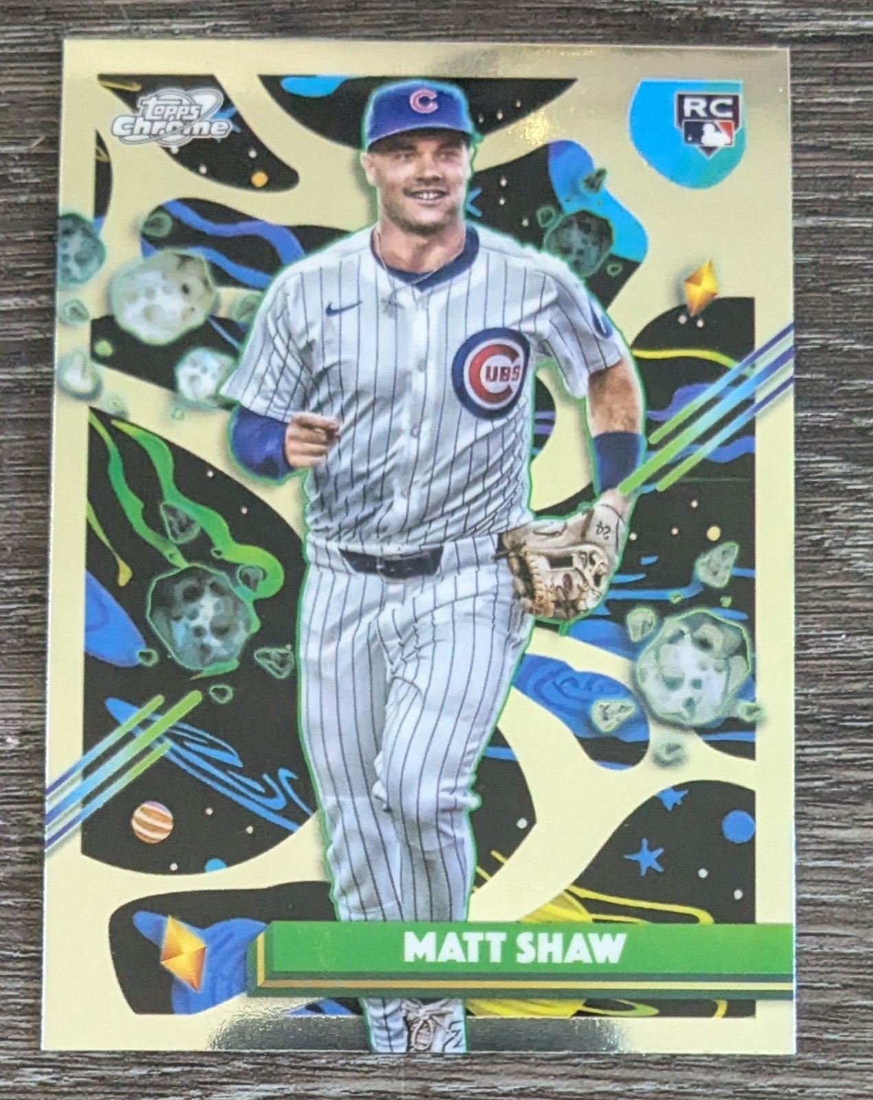 2025 Topps Cosmic Chrome Matt Shaw RC #35 Cubs