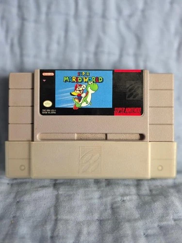 Super Mario World, SNES (Super Nintendo Entertainment System , 1991) Authentic