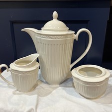 Mikasa Stoneware Italian Countryside Coffee Pot Sugar  Creamer Set Discontinued
