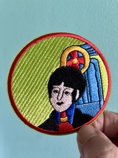 The Beatles Iron On Patch Paul Green Red Blue Yellow Black Embroidered Rock