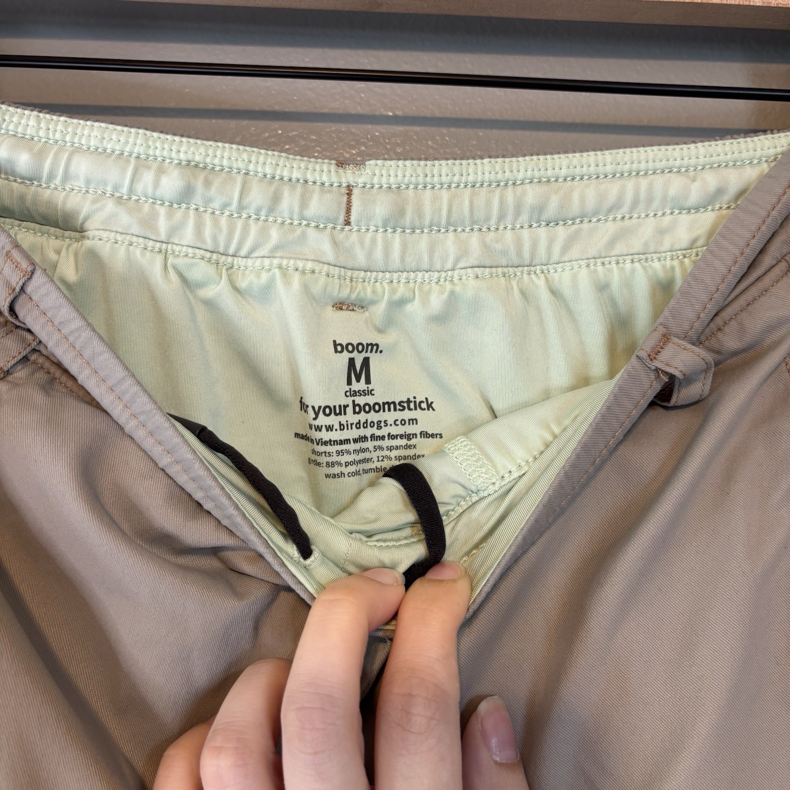 Birddogs Medium Lined Pull On Drawstring Athletic… - image 5