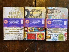 Field Notes  DDC Deadest Print Notebooks 8 Unopened Packs 24 Books