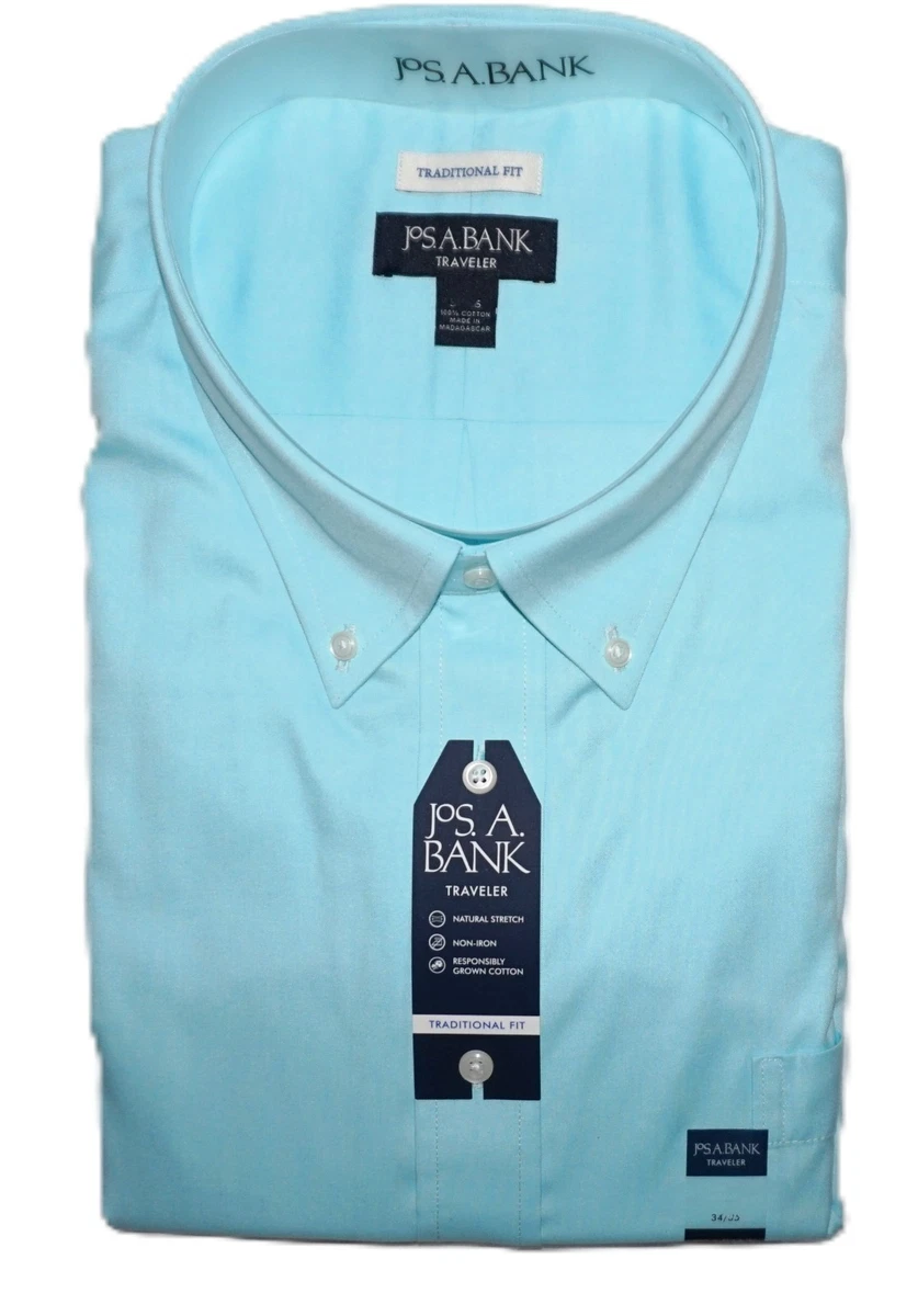 18 inch neck dress shirts 18 1/2 X 32/33 Traveler Dress Shirts