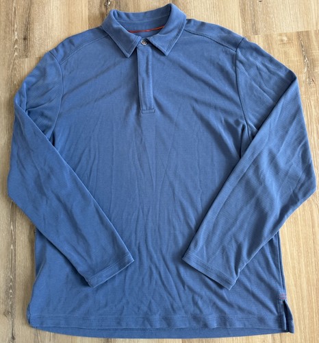 Tommy Bahama Maglione Uomo Quarto Zip Performance Modal Poliestere Blu Medium - Foto 3 di 10