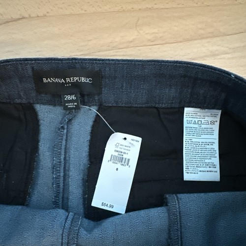 Damenshorts Banana Republic Größe 28/6 blau Denim neu mit Etikett - Bild 4 von 4