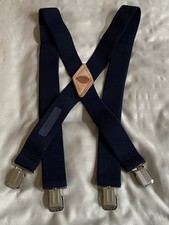 Dickies Navy Blue Adjustable Pants Suspenders