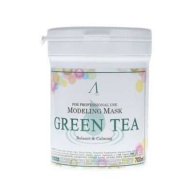700ml Modeling Mask Powder Pack Green Tea for Soothing and Anti Oxidation by ans