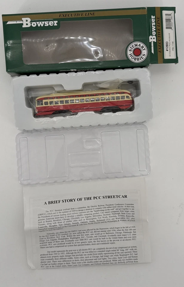 Bowser Executive Line 12683 Boston All Electric PCC #1748 No Sound - Image 3 of 4