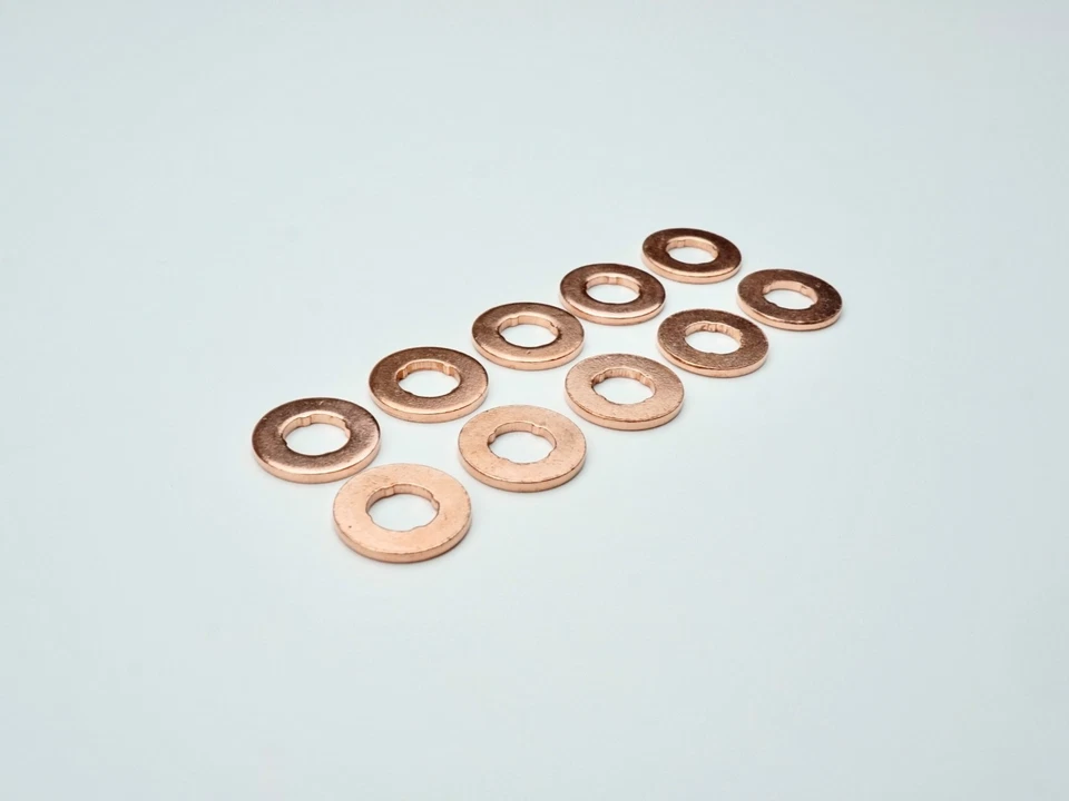 BMW Diesel Injektor Dichtsatz Kupferringe M47 N47 M57 N57 OEM Qualität - Bild 3 von 3