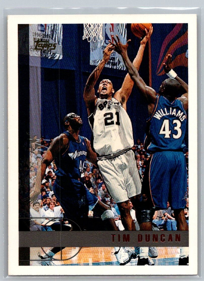 Tim Duncan 1997-98 Topps (RC) #115 