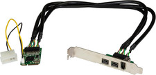 3 Port 2B 1A 1394 Mini PCI Express Firewire Card Adapter - Firewire Adapter - Pc