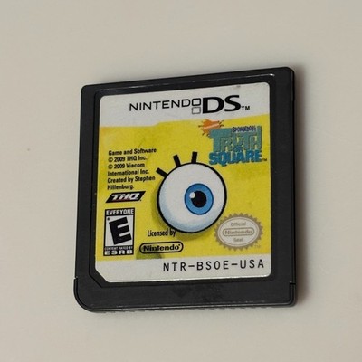 SpongeBob's Truth or Square (Nintendo DS, 2009) Tested & Works