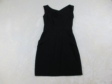 BCBGMAXARIA Dress Womens 4 Black Sleeveless Partty Cocktail Casual Ladies*