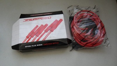 JDMSPEED Spark Plug Wires D076-CHEY366 Chevy V8 Chevrolet Red 10.5MM 02DA4