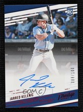 2021 Panini Chronicles Prestige Auto Red 68/100 Jarred Kelenic #PR-JK Auto 00d2