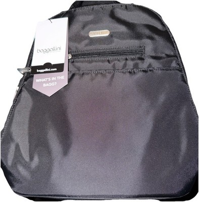 Baggallini Women's Essential Convertible Backpack  Black