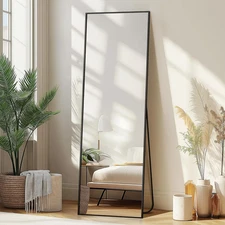 Wall Full Length Mirror,Standing Mirror Full Body,Large Floor for Wall Door Bedr