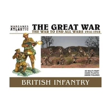 Wargames Atlantic Historical Minis 28mm British Infantry (1916-1918) VG/NM