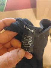 Women's black shirt brand express size medium