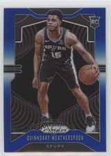 2019-20 Panini Prizm Rookie Blue Prizm 1/199 Quinndary Weatherspoon #285 rf2