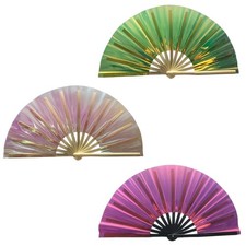 Folding Popping Fan Craft Handheld Creative Lightweight Decoration for Party