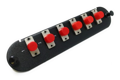 CCH FC/SC 6 Port Simplex Patch Panel Non-LGX 62.5/125 Orange OM1 Multimode