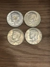1968 Kennedy Half Dollar Lot - 4 Coins 40% Silver