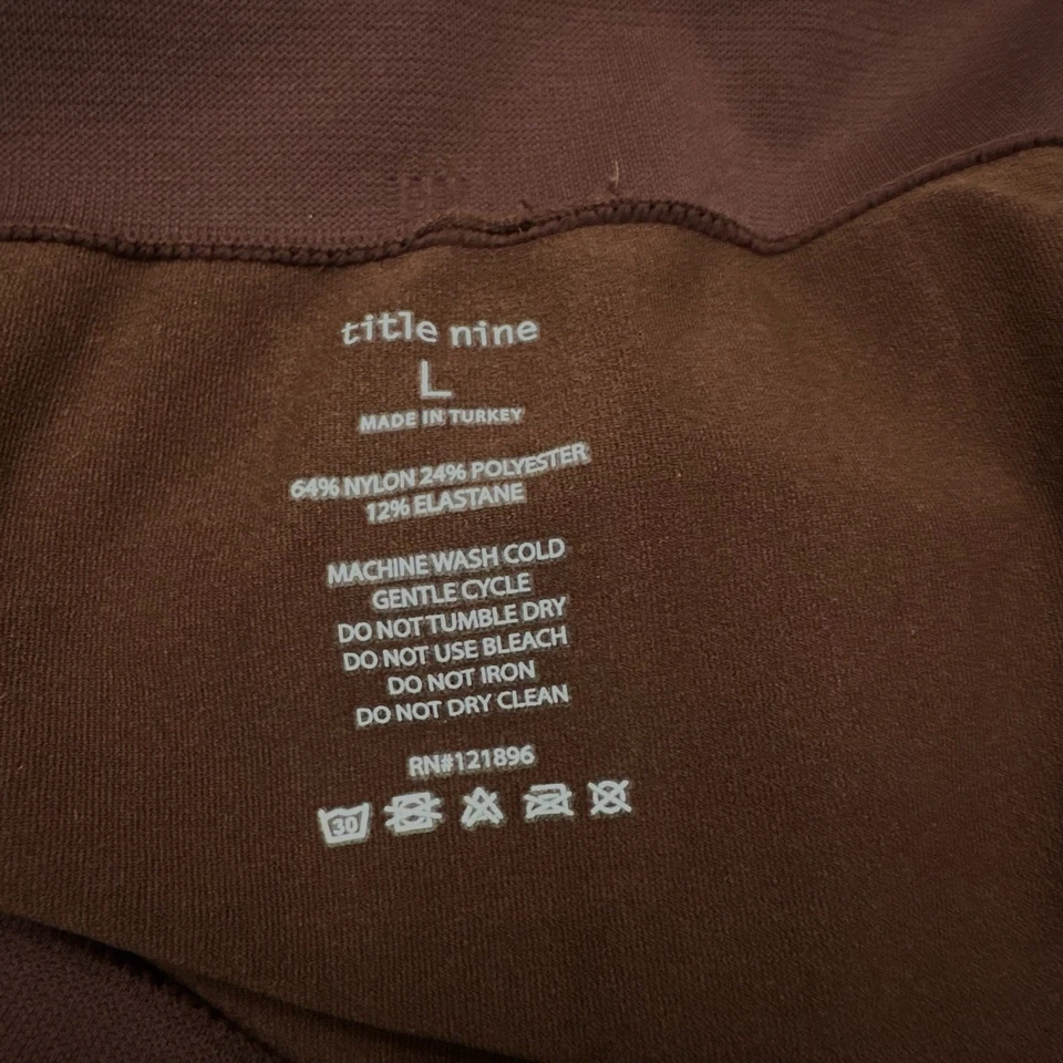 Leggings Title Nine para mujer grandes Capri Spark atléticos ocio cintura alta Foto 3 de 4