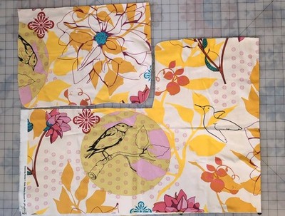 Anna Maria Horner Drawing Room Fabric Remnants Cotton 15'' x 23''  54'' x 12'' Plus