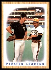 Pirates Leaders 1987 Topps #131 Pirates MLB READ FREE SHIPPING AutographDen