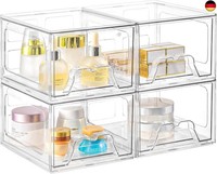 Stebopum Acryl Kosmetik Organizer, Transparent Schminktisch Organizer FüR