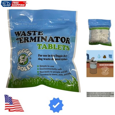 36 Waste Tablets for Doggie Dooley System - Breaks Down Pet Waste Easily