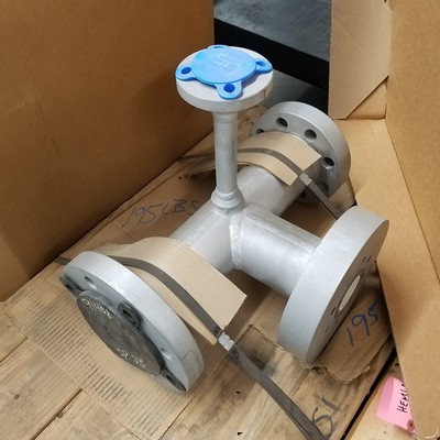 Cersist 4'' Ansi 300 lb x 2'' ANSI 900 lb Jacketed Tee, Ceramic ID: 2.0'' - NEW