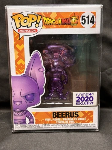 Funko Pop! Vinyl: Dragon Ball Beerus (Flocked) Funimation (Exclusive) #514