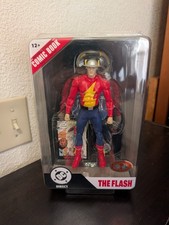 DC Direct McFarlane The Flash  Jay Garrick  Platinum Chase Action Figure & Comic