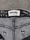 RSQ Vintage High Rise Distressed Black Acid Wash Denim Shorts Size 24 — photo 4