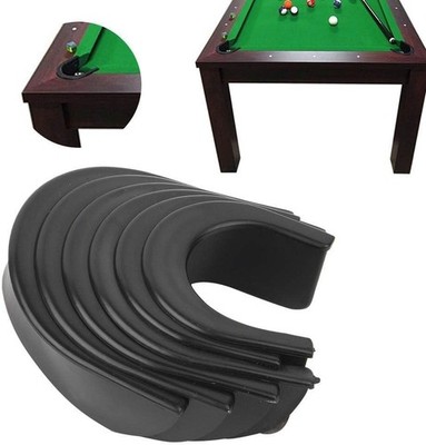 6 Stück Billardtisch Tascheneinsatz 5 cm/1,97 Zoll Höhe 23 cm/9,1 Zoll gestanzte Ecken