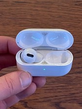 Apple AirPods Pro A2084 Left Earbud WITH CHARGING CASE - White