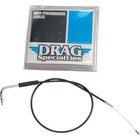Drag Specialties 0651-0641 Alternative Length Black Vinyl Idle Cable - 58in.