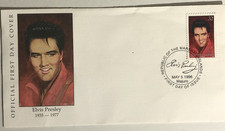 Elvis Presley First Day Cover Vintage May 5 1996 Republic Of The Marshall Island
