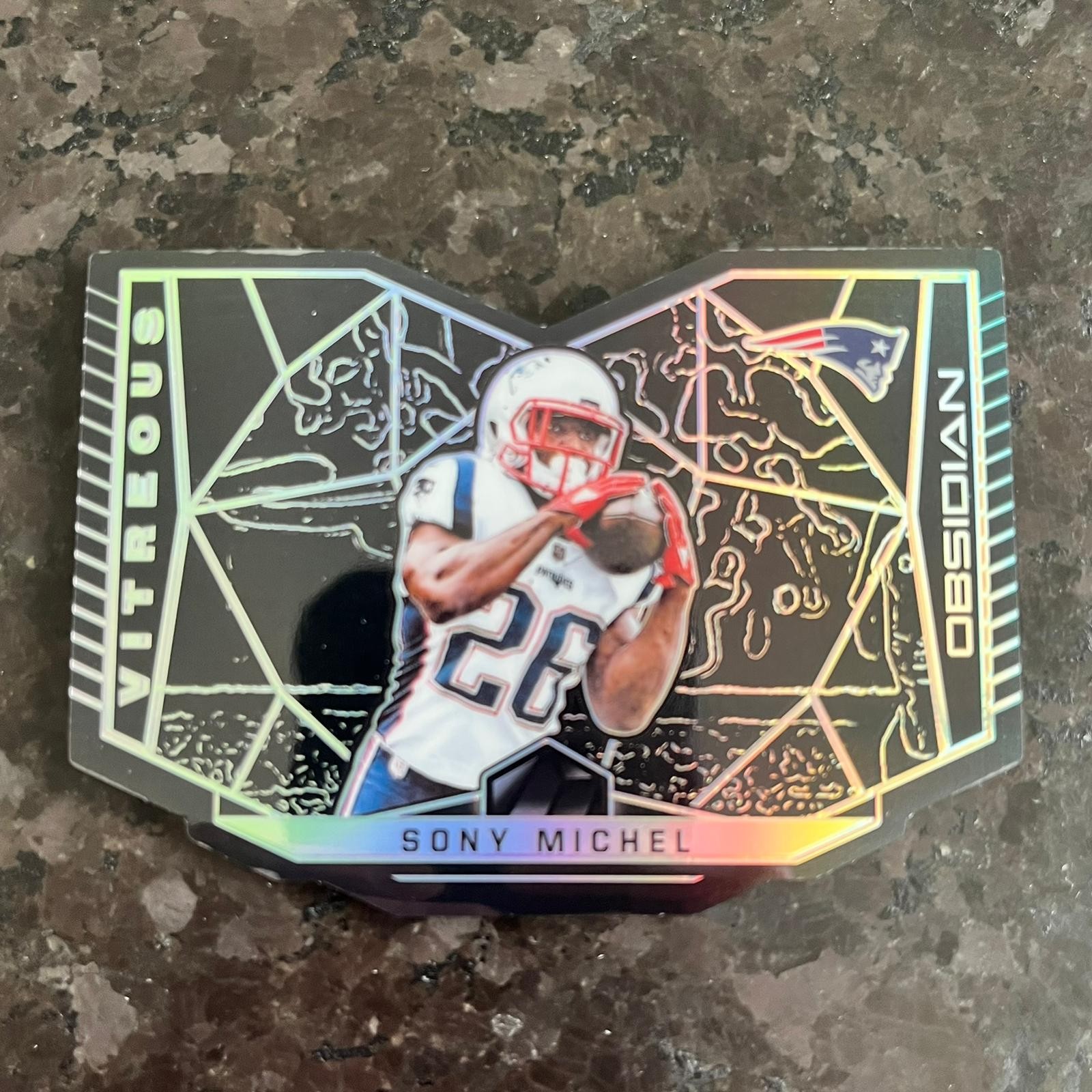 Sony Michel Panini Obsidian Vitreous Die-Cuts #VI9 Base