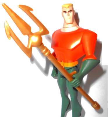 Justice league unlimited AQUAMAN classic orange super friends
