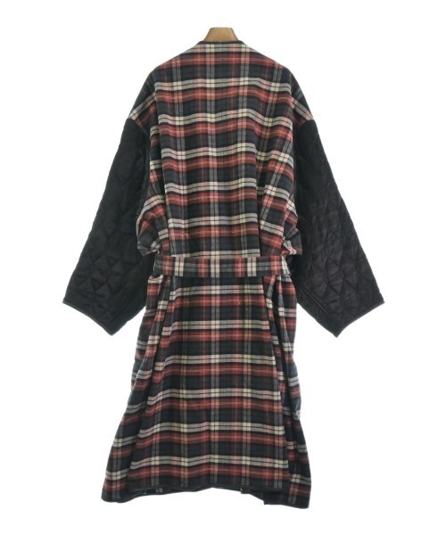 BALENCIAGA Coats (Other) RedxBlacketc.(Check Pattern