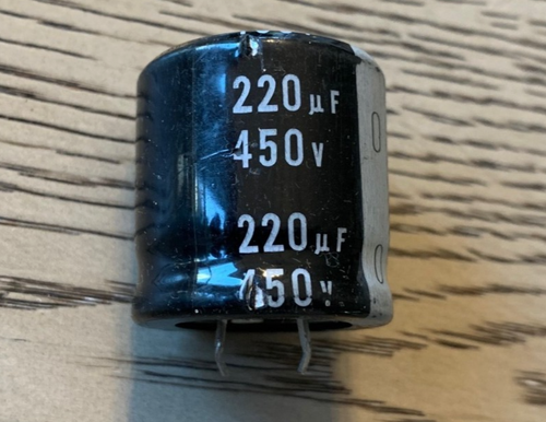 Nichicon GN 450V 220uF 450V 30X30mm 105° Elektrolytkondensator - Bild 2 von 2