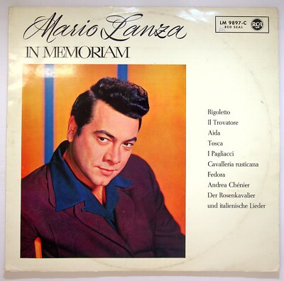 EBOND Mario Lanza - In Memoriam Vinyl - RCA - LM 9897-C V121011