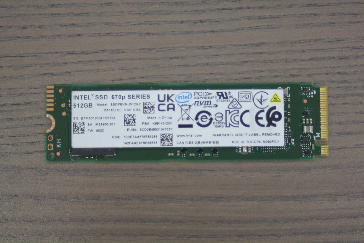 Intel M.2 Interface 512 GB Solid State Drives for sale | eBay