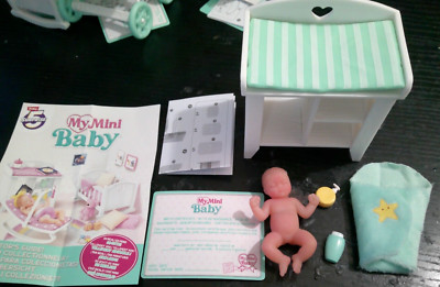 NEW Zuru 5 Surprise My Mini Baby figures HARD TO FIND GREEN CHANGING TABLE
