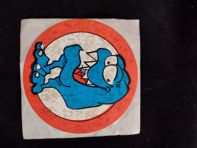 Vintage Dentist Sticker Smile Monster 1980s 4''